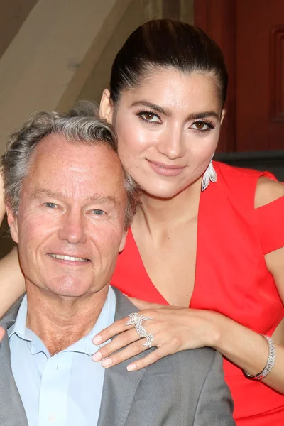 John Savage, Blanca Blanco — Stock Photo, Image