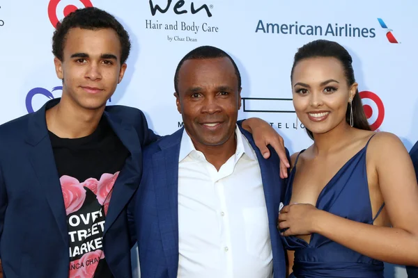 Daniel Leonard, Sugar Ray Leonard, Camille Leonard —  Fotos de Stock