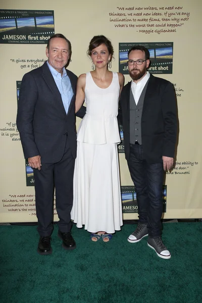 Kevin Spacey, Maggie Gyllenhaal, Dana Brunetti — Stockfoto