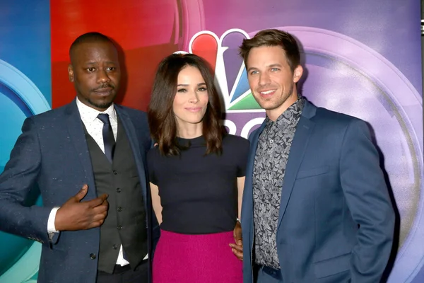 Malcolm Barrett, Abigail Spencer, Matt Lanter — Foto de Stock