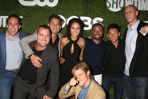 Invitado, George Eads, Tristin Mays, Lucas Till, Justin Hires, James Wan — Foto de Stock