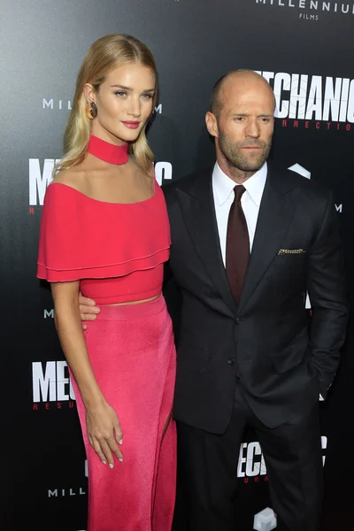 Jason Statham, Rosie Huntington-Whiteley — Stock Photo, Image