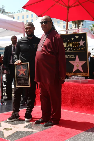 Usher Raymond, Stevie Wonder — Fotografia de Stock