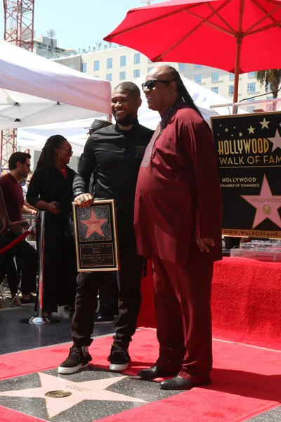 Usher Raymond, Stevie Wonder — Foto de Stock
