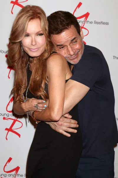 Tracey Bregman, Christian Leblanc — Stockfoto