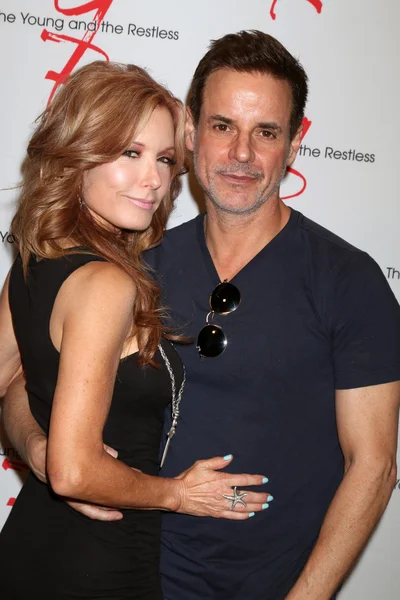 Tracey Bregman, Christian Leblanc — Stockfoto