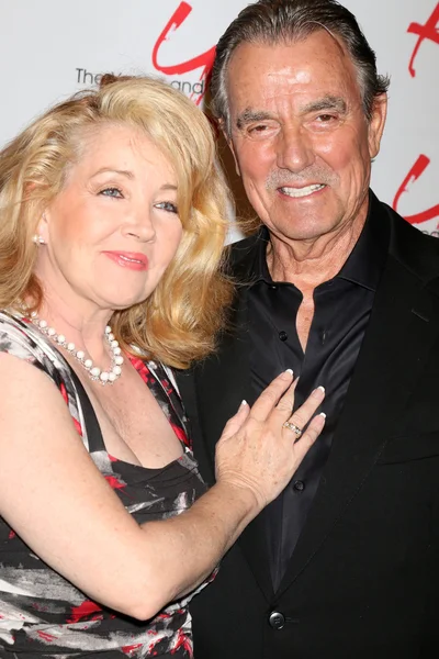 Melody Thomas Scott, Eric Braeden — Stock Photo, Image