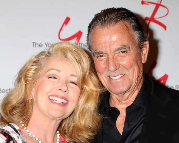 Melody Thomas Scott, Eric Braeden — Stockfoto