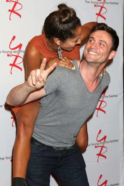 Christel Khalil, Daniel Goddard — Stockfoto