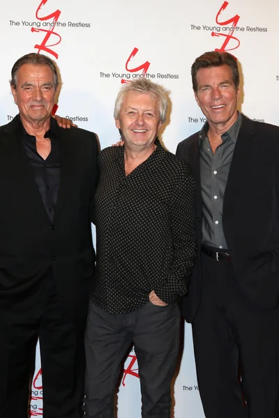 Eric Braeden, młodzi Mal, Peter Bergman — Zdjęcie stockowe