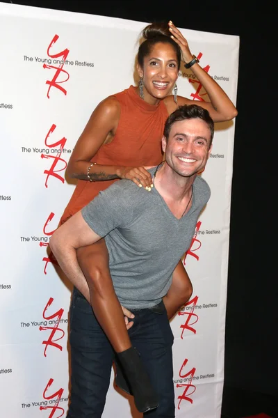 Christel Khalil, Daniel Goddard — Stockfoto