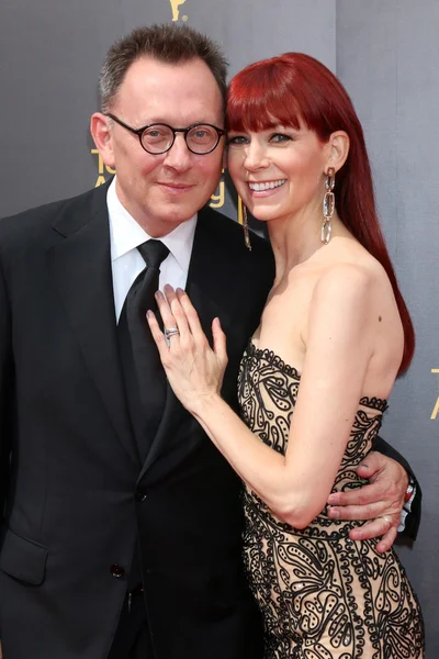 Michael Emerson, Carrie Preston — Stockfoto