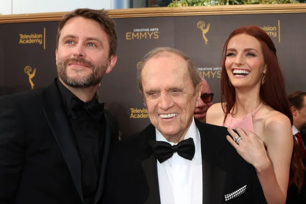 Chris Hardwick, Bob Newhart, Lydia Hearst — Foto Stock