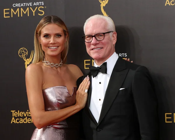 Heidi Klum, Tim Gunn — Stok fotoğraf