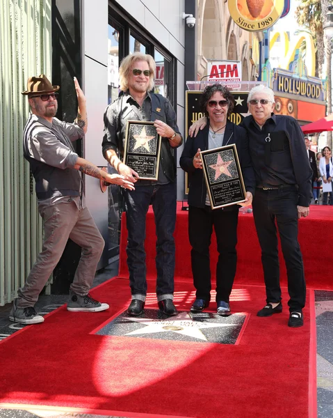 Dave Stewart, Daryl Hall och John Oates musik verkställande Jerry Greenberg — Stockfoto