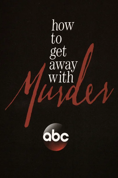 How Get Away Murder Emblem — Stock Photo, Image