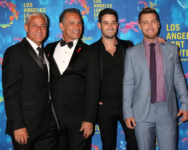 Greg Louganis, Johnny Chaillot Louganis, Michael Turchin, Lance Bass — Foto Stock