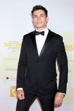 LOS ANGELES - 12 Haziran: 48. Gündüz Emmy Ödülleri Basın Hattında Tanner Novlan - 12 Haziran 2021 tarihinde ATI Stüdyolarında, Burbank, CA