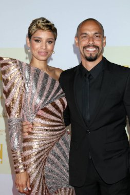 LOS ANGELES - 13 Haziran: Brytni Sarpi ve Bryton James 48. Gündüz Emmy Ödülleri Basın Hattında - 13 Haziran 2021 tarihinde Burbank, CA