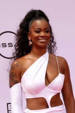 LOS ANGELES - 27 Haziran 2021 'de BET Ödülleri' nde Ari Lennox Microsoft Tiyatrosu 'na 27 Haziran 2021' de geldi.