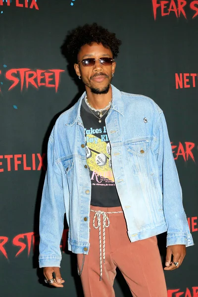 Los Angeles Jun Darrell Britt Gibson Netflix Fear Street Triology — Stockfoto