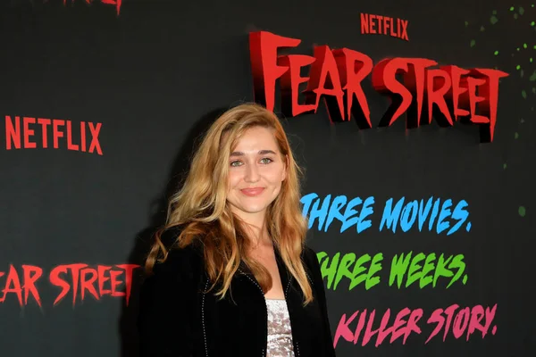 Лос Анджелес Июня Джесси Кейс Премьере Триологии Fear Street Лос — стоковое фото