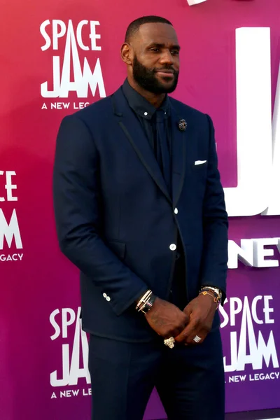 Los Angeles Jul Lebron James Space Jam New Legacy Premiere — стокове фото