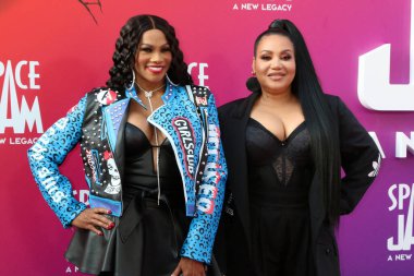 LOS ANGELES - 12 Temmuz, Sandra Denton, Cheryl James, Space Jam 'de Salt-N-Pepa: Microsoft Tiyatrosu' nda 12 Temmuz 2021 'de, Los Angeles, CA