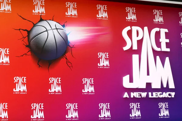 Los Angeles Jul General Atmosphere Space Jam New Legacy Premiere — 图库照片