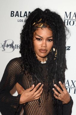 LOS ANGELES - 13 Temmuz: Teyana Taylor Maxim Hot 100 Organizasyonunda 13 Temmuz 2021 'de Los Angeles, CA