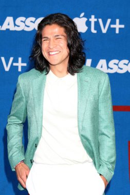 LOS ANGELES - 15 Temmuz 2021 'de Cristo Fernandez, 15 Temmuz 2021' de Los Angeles, CA 'da Pasifik Tasarım Merkezi' nin çatısındaki Ted Lasso 2.