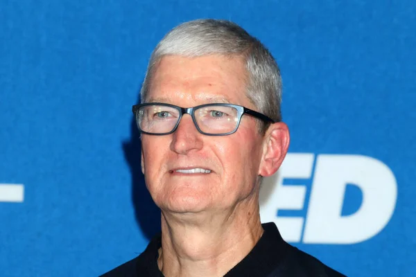 Los Angeles Jul Tim Cook Ceo Apple Ted Lasso Season — Stock Photo, Image