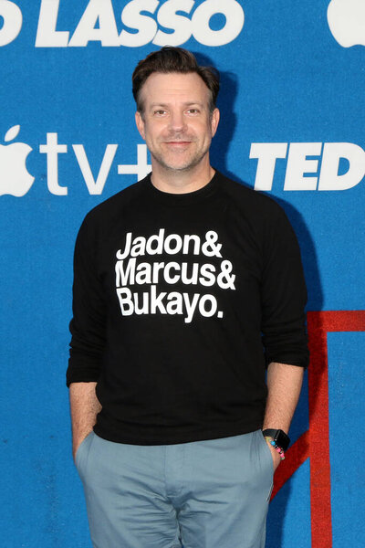 LOS ANGELES - JUL 15:  Jason Sudeikis at the Ted Lasso Season 2 Premiere Screening at the Pacific Design Center Rooftop on July 15, 2021 in Los Angeles, CA