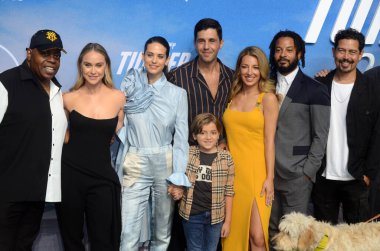 LOS ANGELES - 15 Temmuz - Reginald VelJohnson, Becca Tobin, Lyndsy Fonseca, Josh Peck, Jeremy Maguire, Vanessa Lengies, Brandon Jay McLaren, Anthony Ruivivar Disney + 