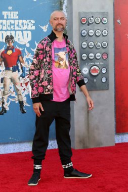 LOS ANGELES - 2 Ağustos 2021 'de Westwood, CA' da The Suicide Squad Premiere 'de Sean Gunn