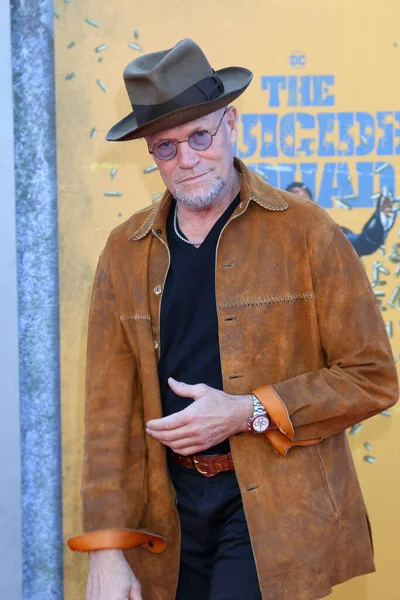 Los Angeles Ağustos 2021 Westwood Suicide Squad Premiere Michael Rooker — Stok fotoğraf