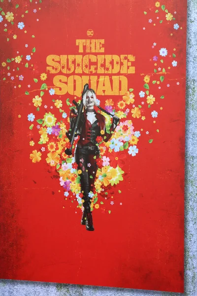 Los Angeles Aug General Atmosphere Suicide Squad Premiere Village Theater — 스톡 사진