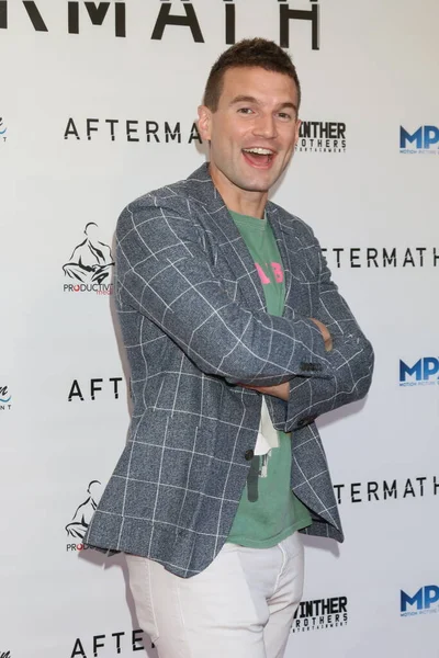 Los Angeles Août Alex Russell Première Aftermath Landmark Theater Août — Photo