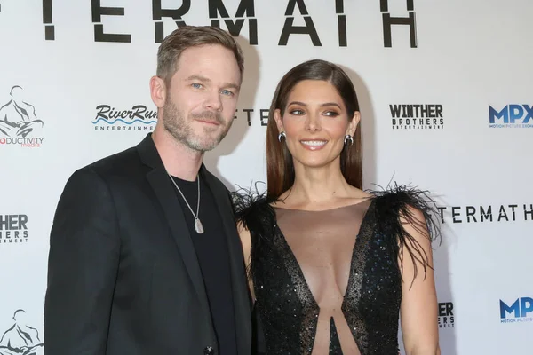 Los Angeles Aug Shawn Ashmore Ashley Greene Aftermath Premiere Landmark — Stock Photo, Image