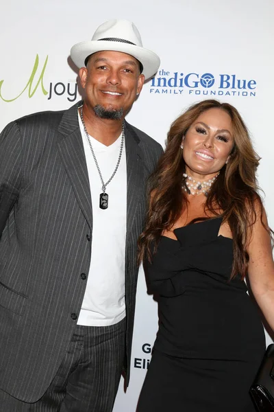 Los Angeles Aug David Justice Rebecca Villalobos Het 21E Jaarlijkse — Stockfoto