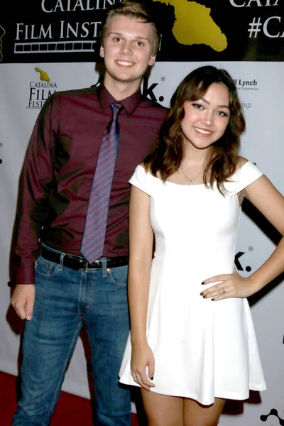 Los Angeles Setembro Luke Aliabouni Natalie Tran Catalina Film Fest — Fotografia de Stock