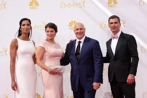 Padma Lakshmi, Gail Simmons, Tom Colicchio, Hugh Acheson — Stock Photo, Image