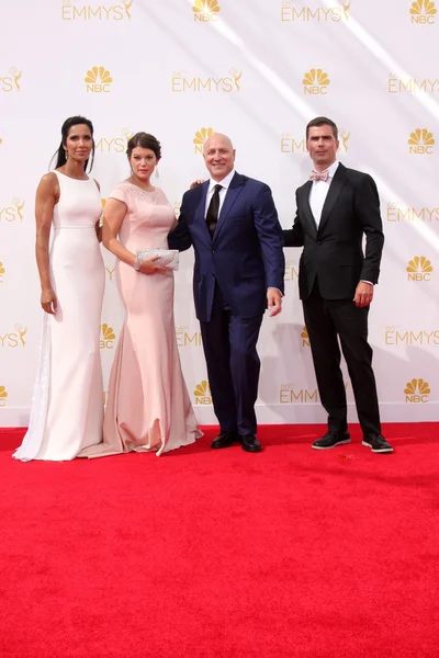 Padma Lakshmi, Gail Simmons, Tom Colicchio, Hugh Acheson — Stockfoto