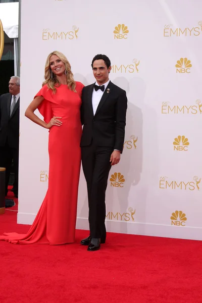 Heidi Klum, Zac Posen — kuvapankkivalokuva