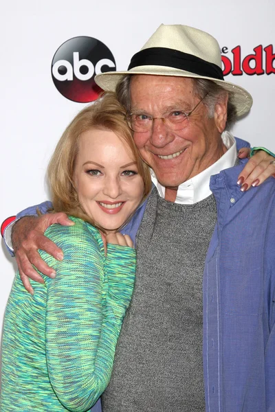 Wendi Mclendon-Covey, George Segal — Zdjęcie stockowe