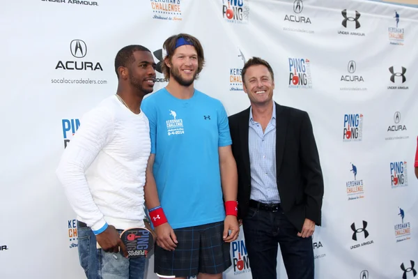 Chris Paul, Clayton Kershaw, Chris Harrison — Zdjęcie stockowe