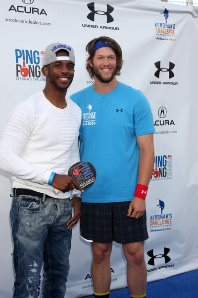 Chris paul, clayton kershaw — Zdjęcie stockowe