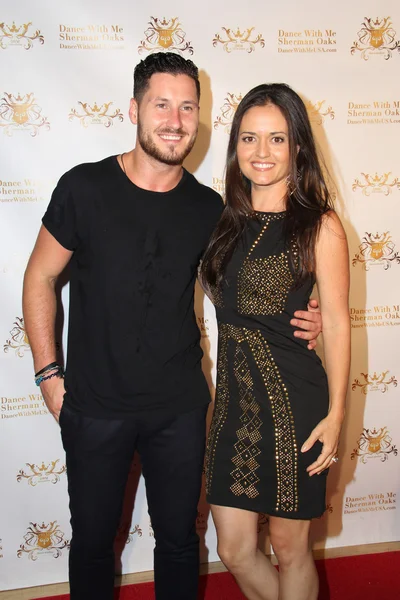 Valentin Chmerkovskiy, Danica McKellar — Zdjęcie stockowe