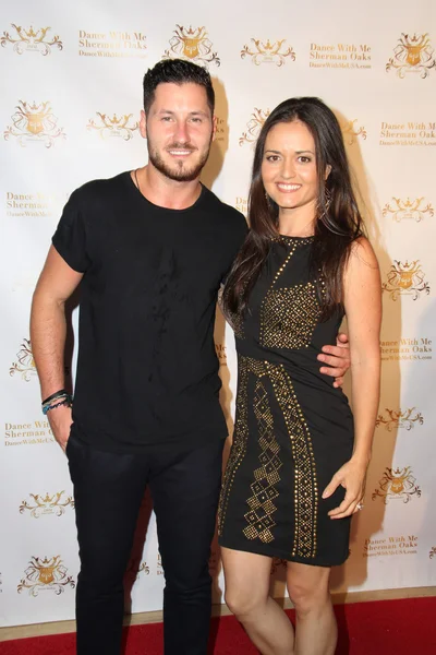 Valentin Chmerkovskiy, Danica McKellar — Zdjęcie stockowe