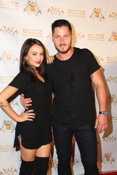 Dominika parrish, valentin chmerkovskiy — Zdjęcie stockowe